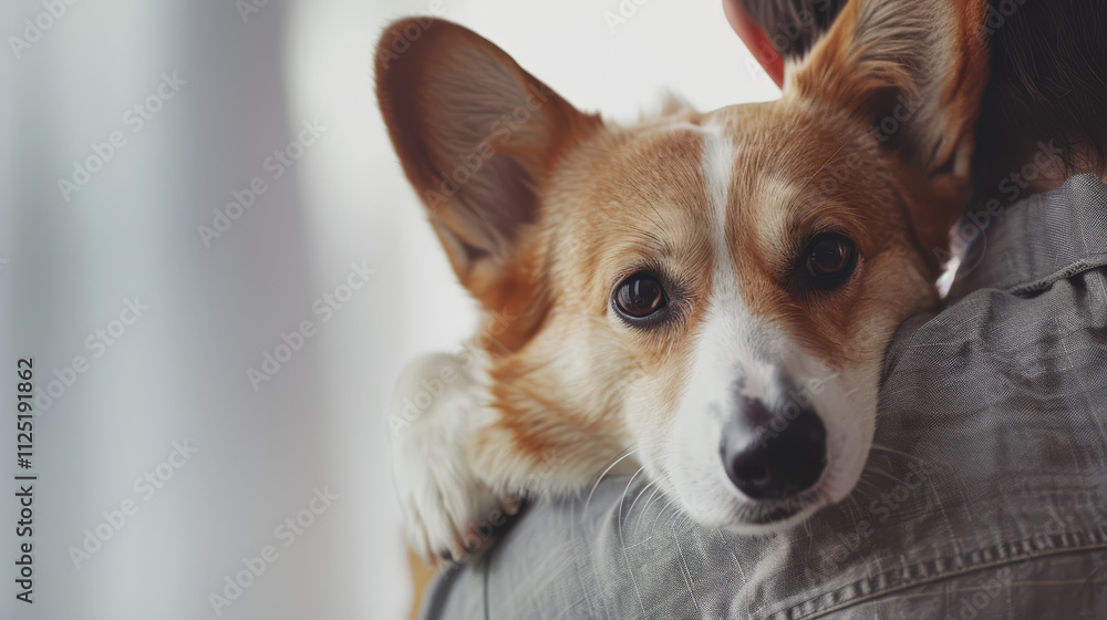 cute corgi looking into the camera cute corgi looking into the camera