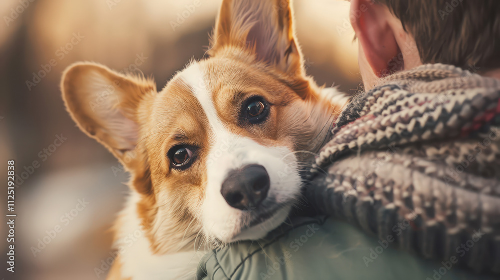 cute corgi looking into the camera cute corgi looking into the camera
