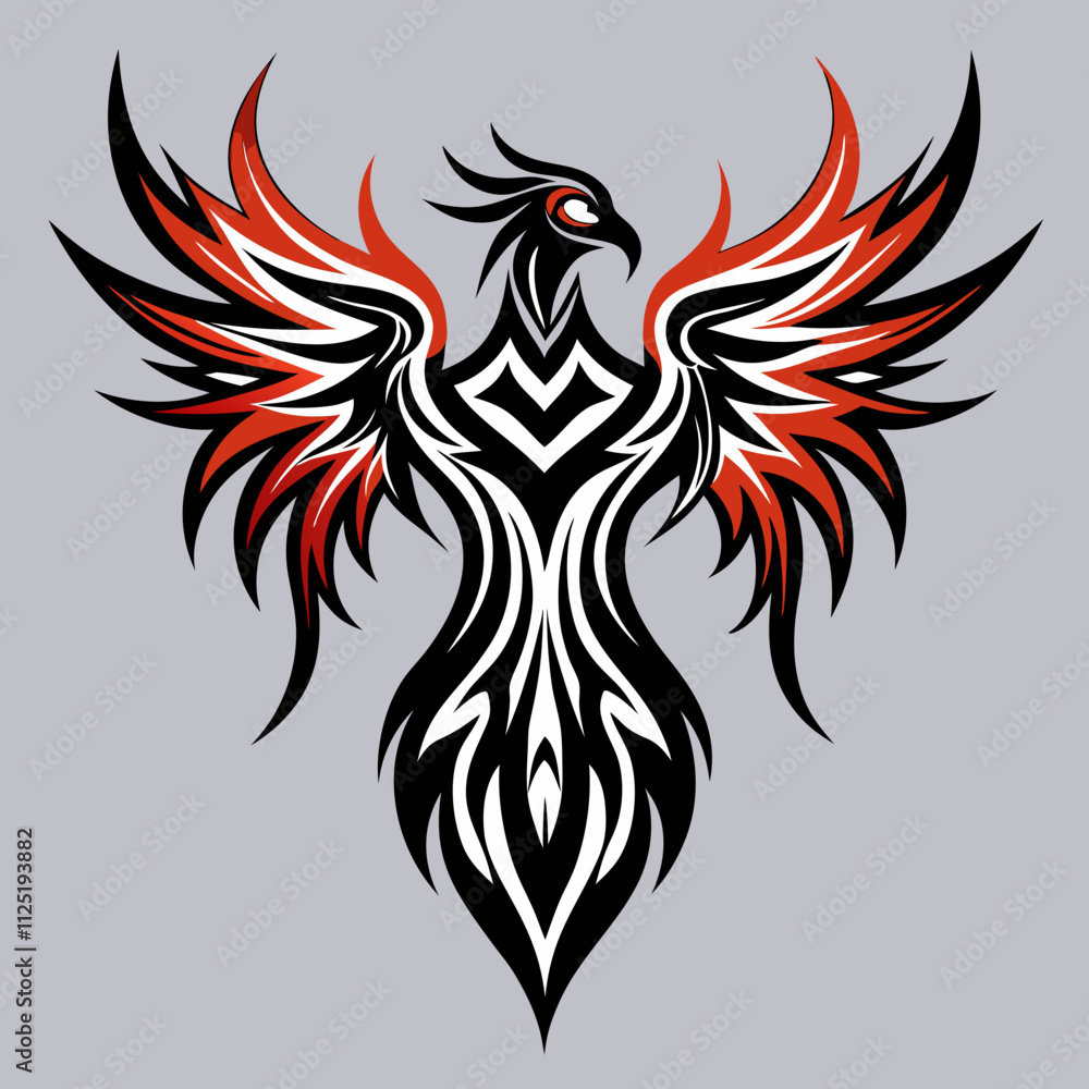 Naklejka premium eagle with wings