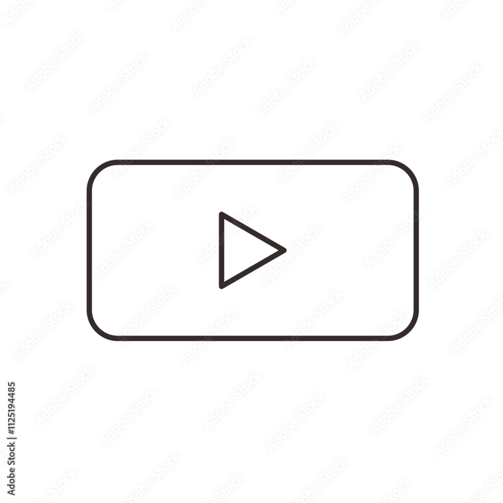 play button on white play button on white