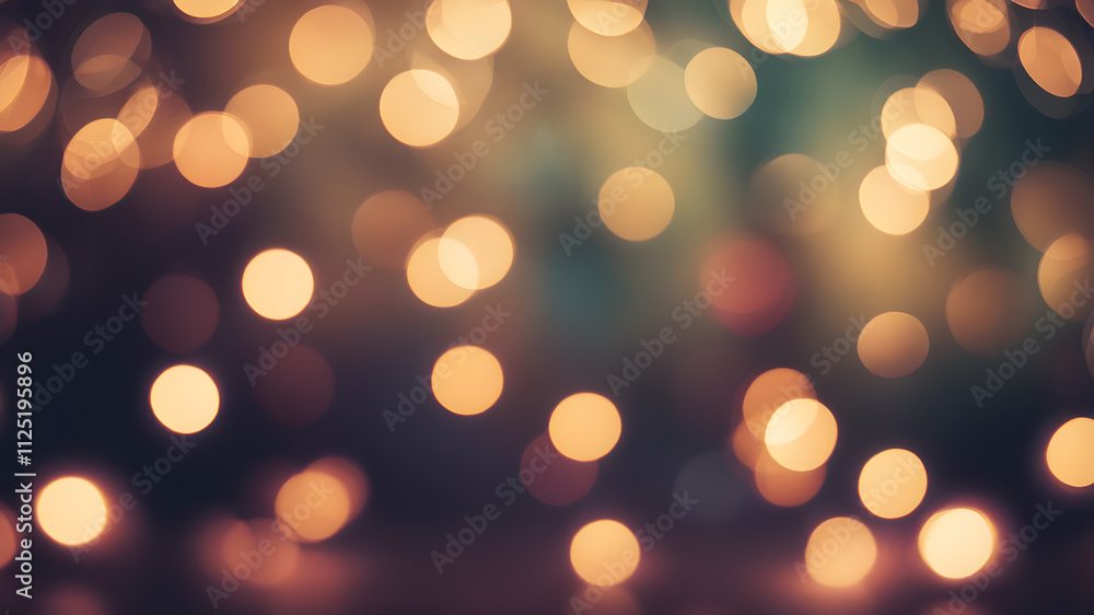 Artifical Intelligence generated bokeh abstract light background. Festive Background With Artifical Intelligence generated bokeh abstract light background. Festive Background With