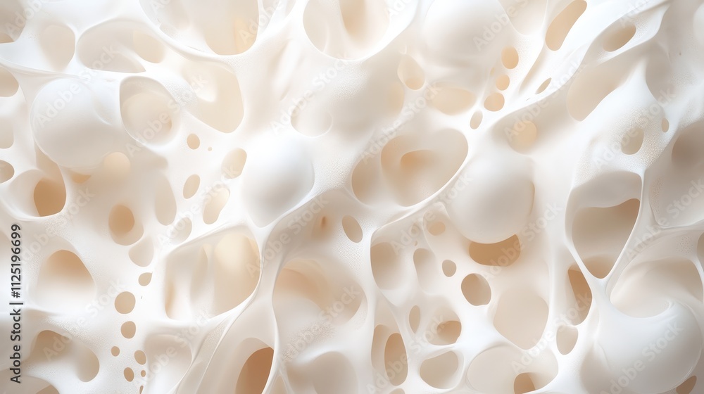 A visually calming abstract scene displaying creamy white textures adorned with intricately patterned spheres, adding depth and tranquility to the modern art piece. A visually calming abstract scene displaying creamy white textures adorned with intricately patterned spheres, adding depth and tranquility to the modern art piece.