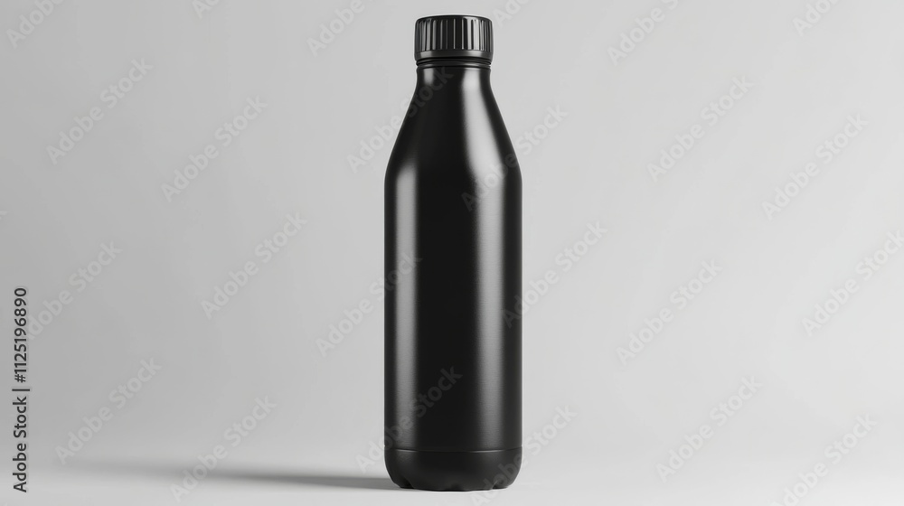 Elegant Black Matte Water Bottle - Modern Design for Hydration Elegant Black Matte Water Bottle - Modern Design for Hydration