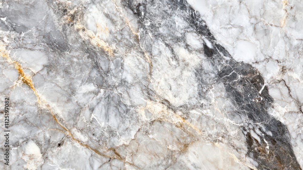 Fototapeta premium Elegant grey marble surface with intricate veining showcasing natural beauty and unique patterns