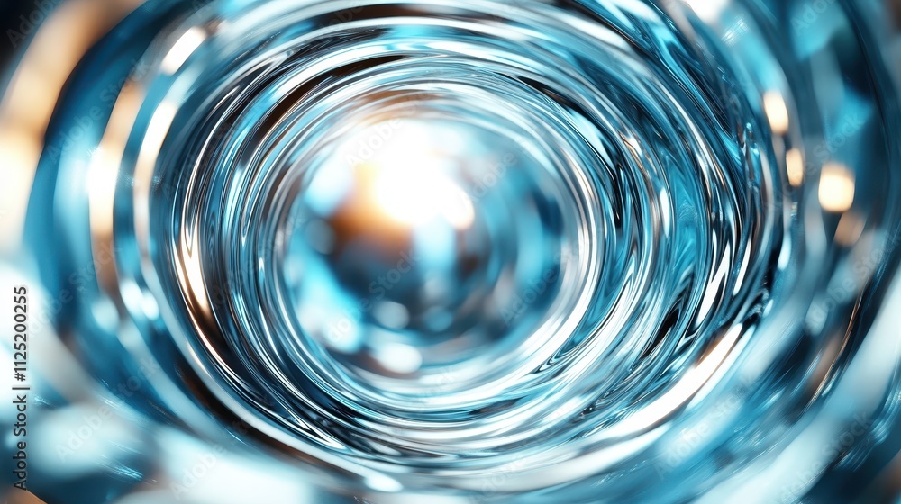 A mesmerizing abstract image featuring a glass vortex with reflective surfaces, creating a vibrant energy with its swirling and illuminating core. A mesmerizing abstract image featuring a glass vortex with reflective surfaces, creating a vibrant energy with its swirling and illuminating core.