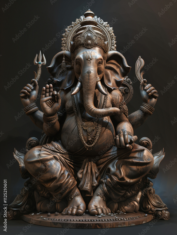 Fototapeta premium hindu god ganesh