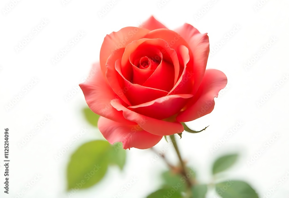 red rose isolated on white background red rose isolated on white background