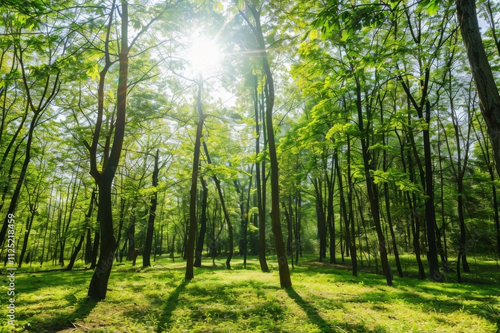 Sunlight pours into a lush forest illuminating the tall trees and soft grass. The atmosphere feels serene inviting nature lovers to explore this peaceful green sanctuary. Sunlight pours into a lush forest illuminating the tall trees and soft grass. The atmosphere feels serene inviting nature lovers to explore this peaceful green sanctuary.