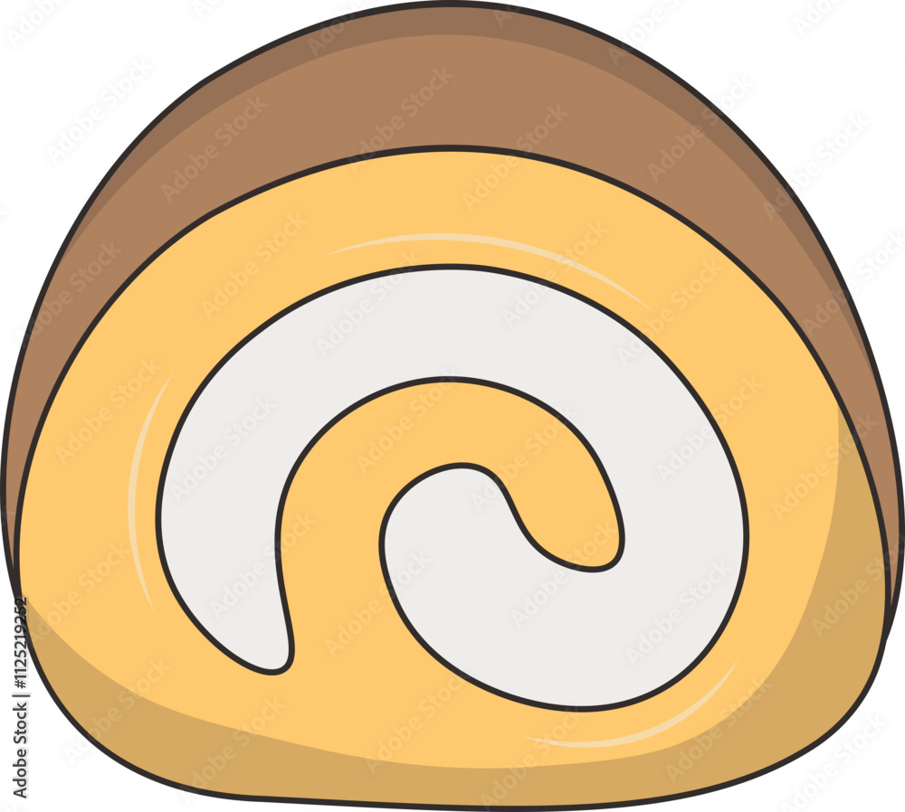 Fototapeta premium Flat vector set of delicious Indonesian desserts. Tasty and sweet food. Culinary theme. Elements for poster, menu or recipe book