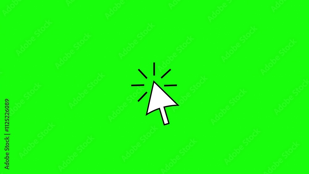 Mouse click icon symbolizing user action pressing buttons or selecting options. Mouse click icon symbolizing user action pressing buttons or selecting options.