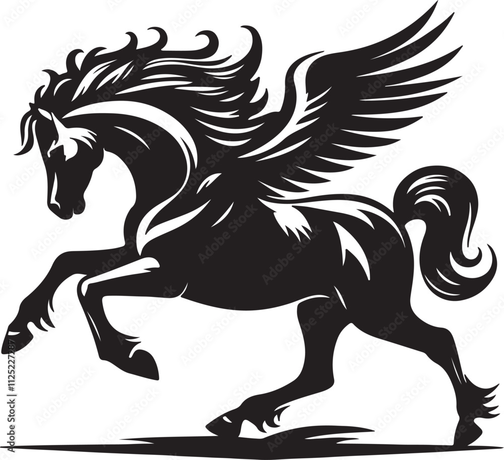 Horse Vector Style Illustration 2024