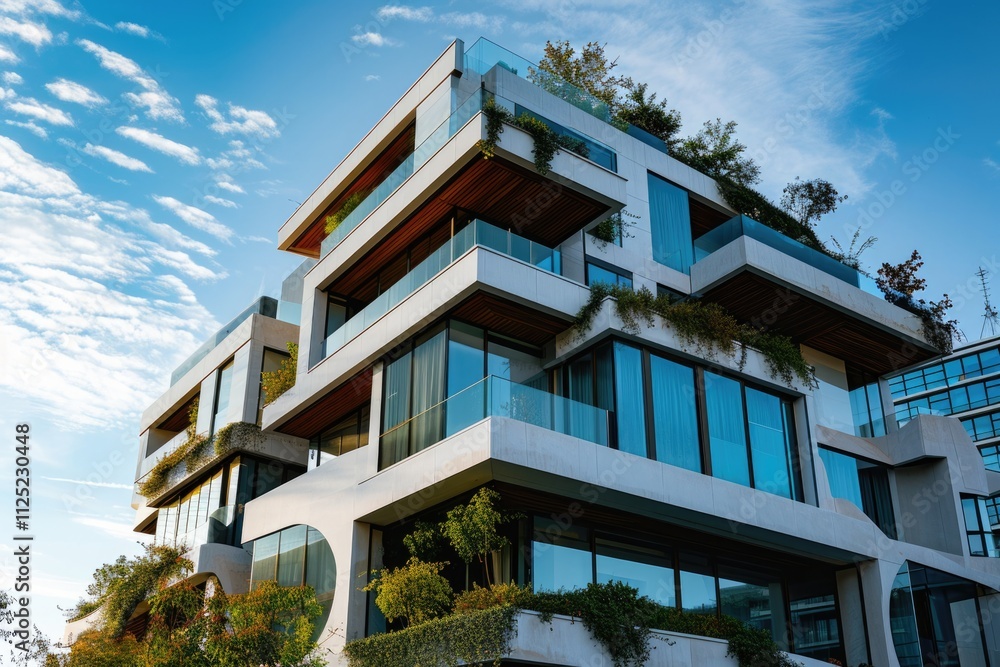 Luxury City Living: A Contemporary Apartment Building in the Heart of the Business District Luxury City Living: A Contemporary Apartment Building in the Heart of the Business District