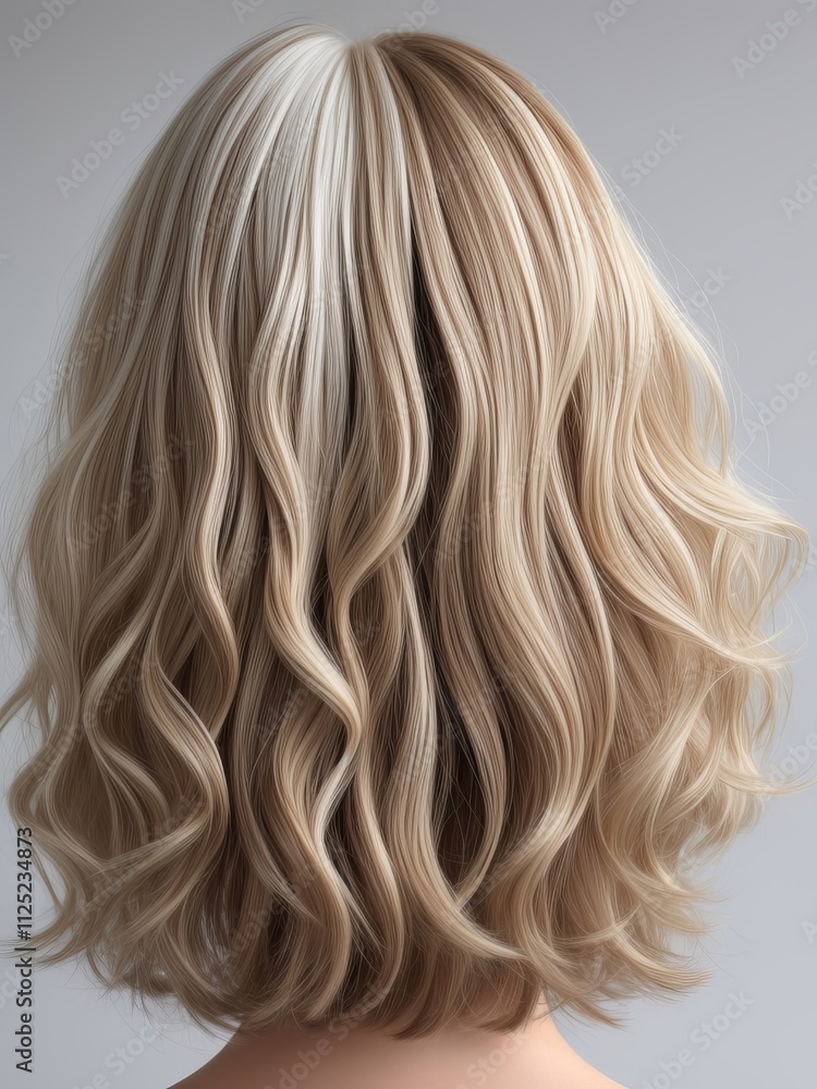 Naklejka premium women's blonde hair