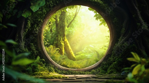 Enchanted Forest Through Portal