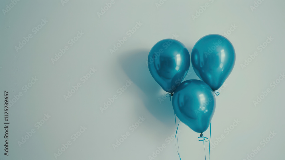 blue balloons isolated on white blue balloons isolated on white