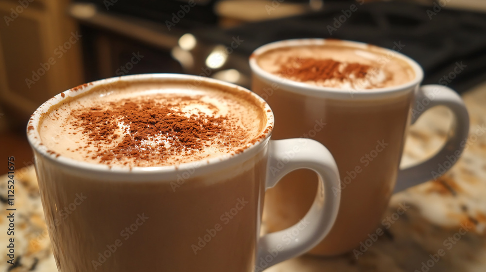 Hot chocolate with a blend of chili powder and cinnamon for a spicy twist. Hot chocolate with a blend of chili powder and cinnamon for a spicy twist.