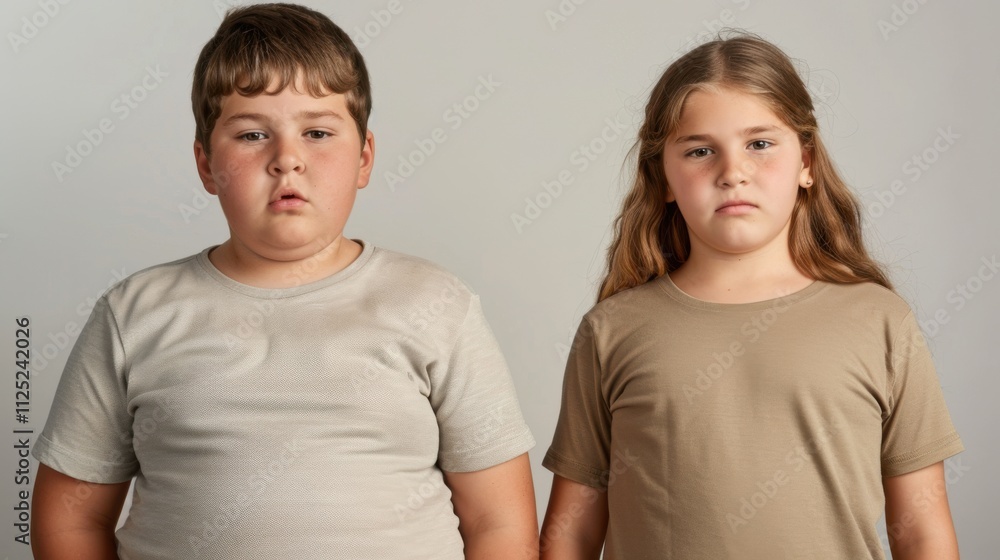 Fototapeta premium Obesity among children