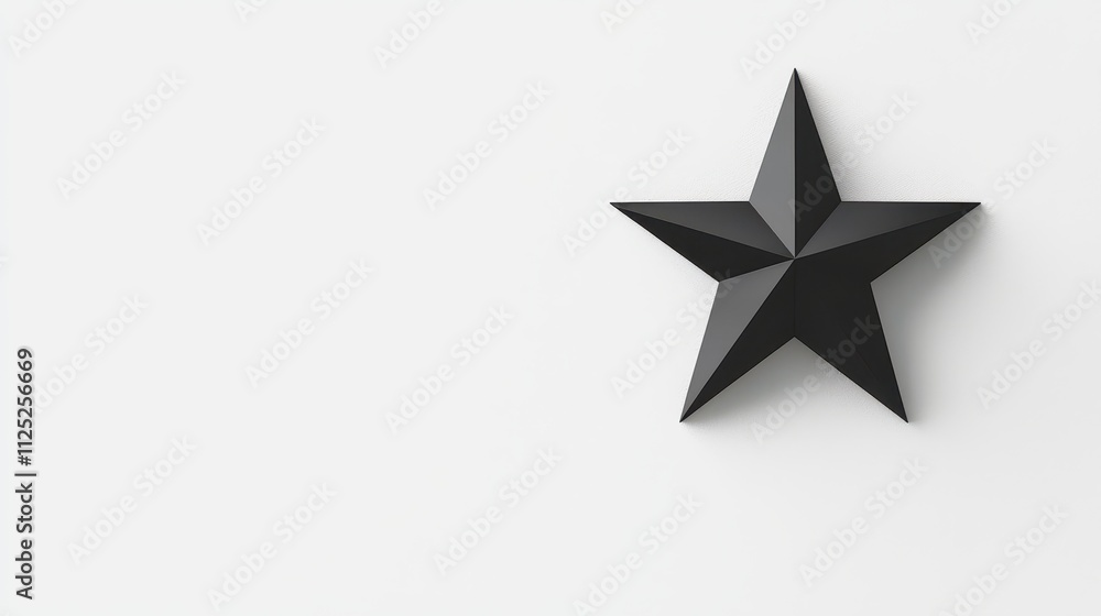 Sleek Minimalist Star Icon on White Background with Clean Lines and Modern Aesthetic Sleek Minimalist Star Icon on White Background with Clean Lines and Modern Aesthetic