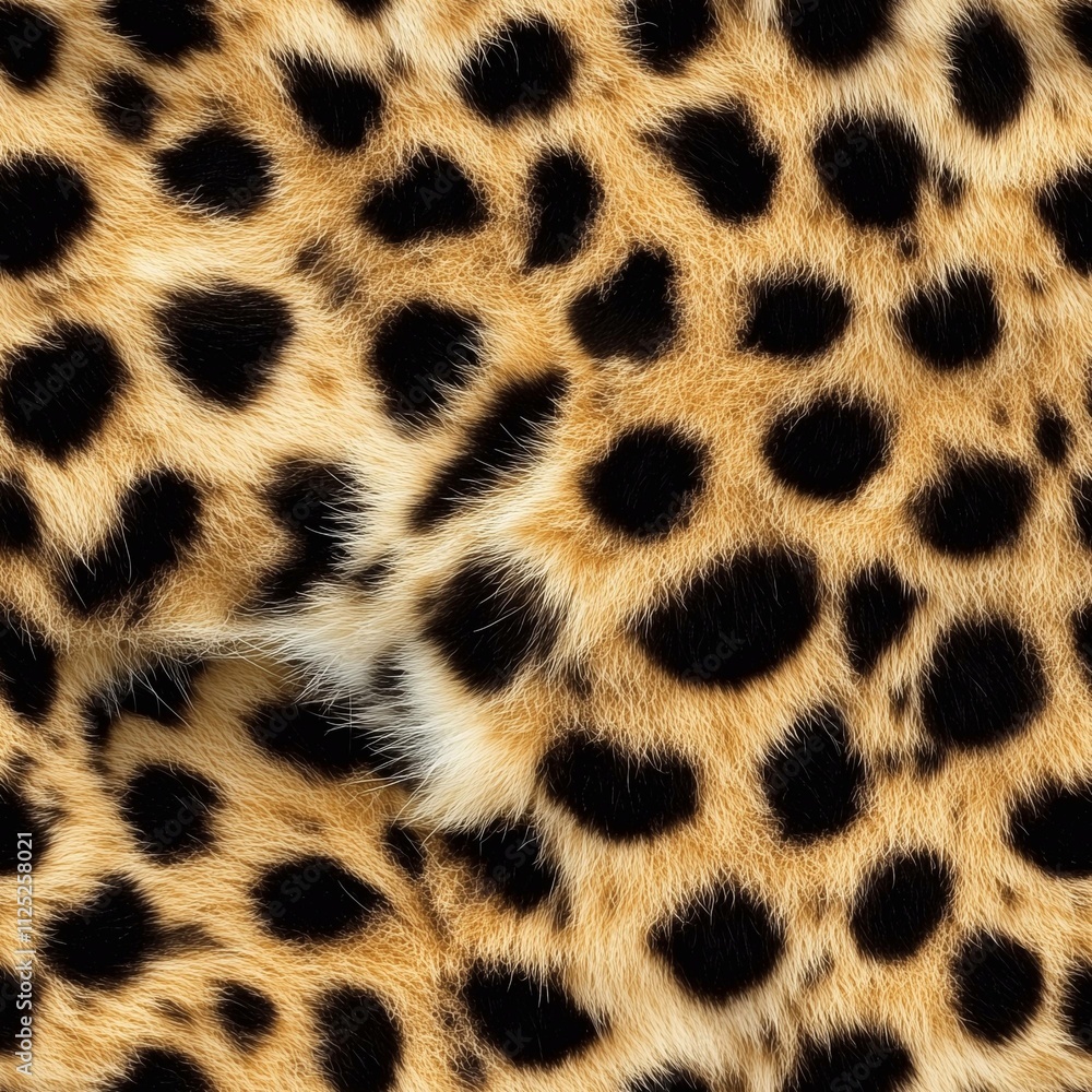 Unique seamless pattern of leopard fur showcasing its distinct features and coloration Unique seamless pattern of leopard fur showcasing its distinct features and coloration