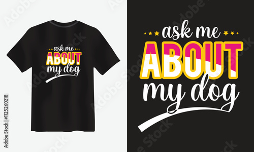 Typography t-shirt design, Dog lover t shirt design, Dog retro t shirt design.