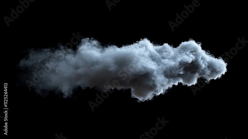 hite smoke puff isolated on transparent black background.. Steam explosion special effect. Effective texture of steam, fog, cloud, smoke. Stock royalty illustration. PNG stock illustration