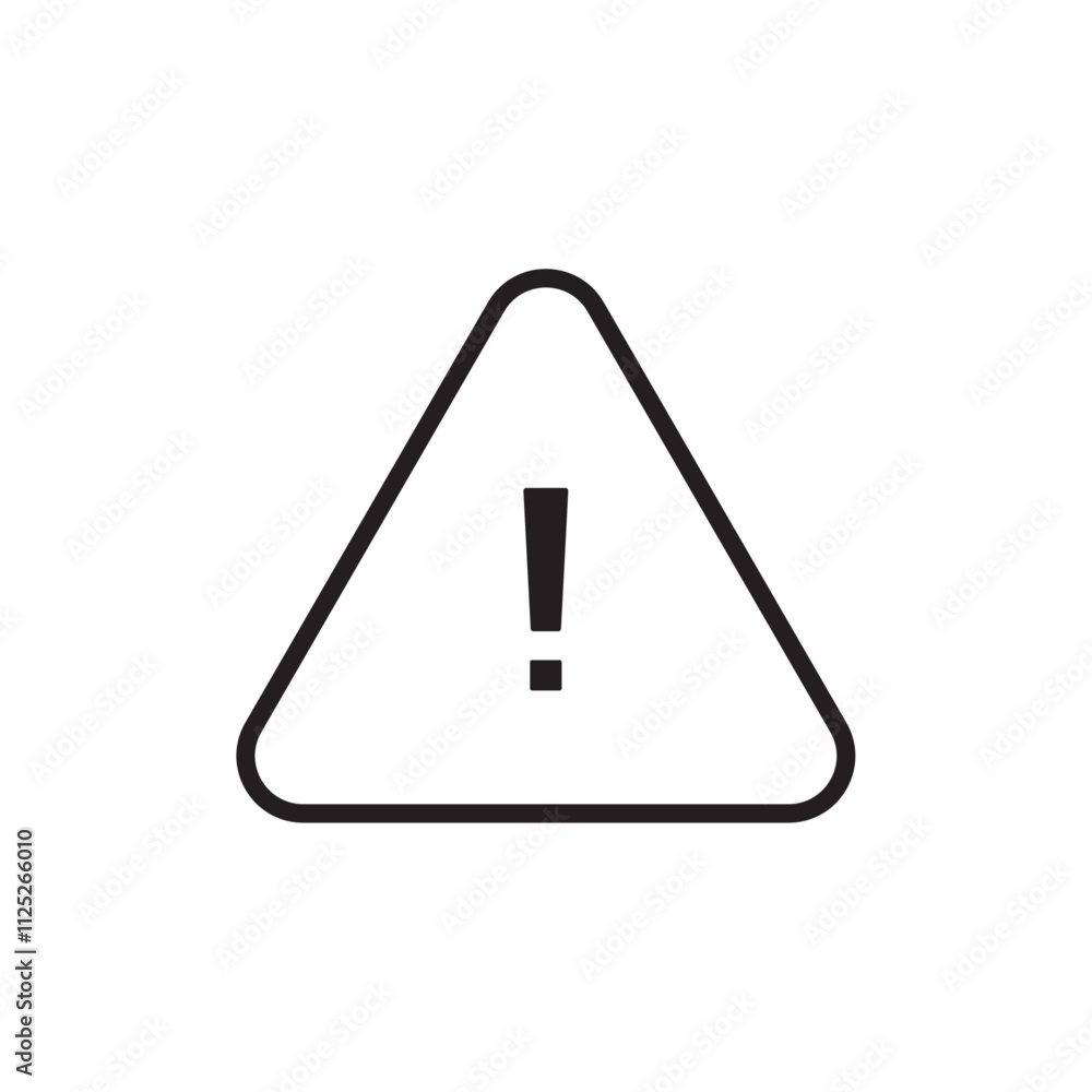 Risk icon Flat art in black and white isolated Risk icon Flat art in black and white isolated