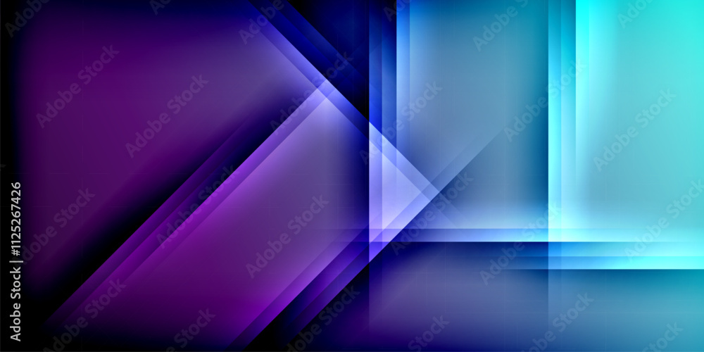 Expressive poster with shadow lines. Features technology, minimalist, and business themes, bright vibrant color schemes Expressive poster with shadow lines. Features technology, minimalist, and business themes, bright vibrant color schemes