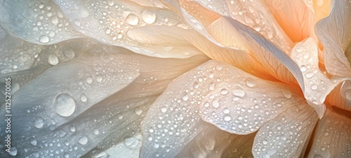 Dew-Kissed Petals: A Macro Photography of Flower's Delicate Beauty