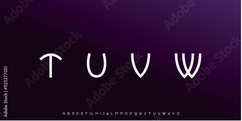 Alphabet Font Collection Classic and Modern Lettering Elegant Minimalist 
