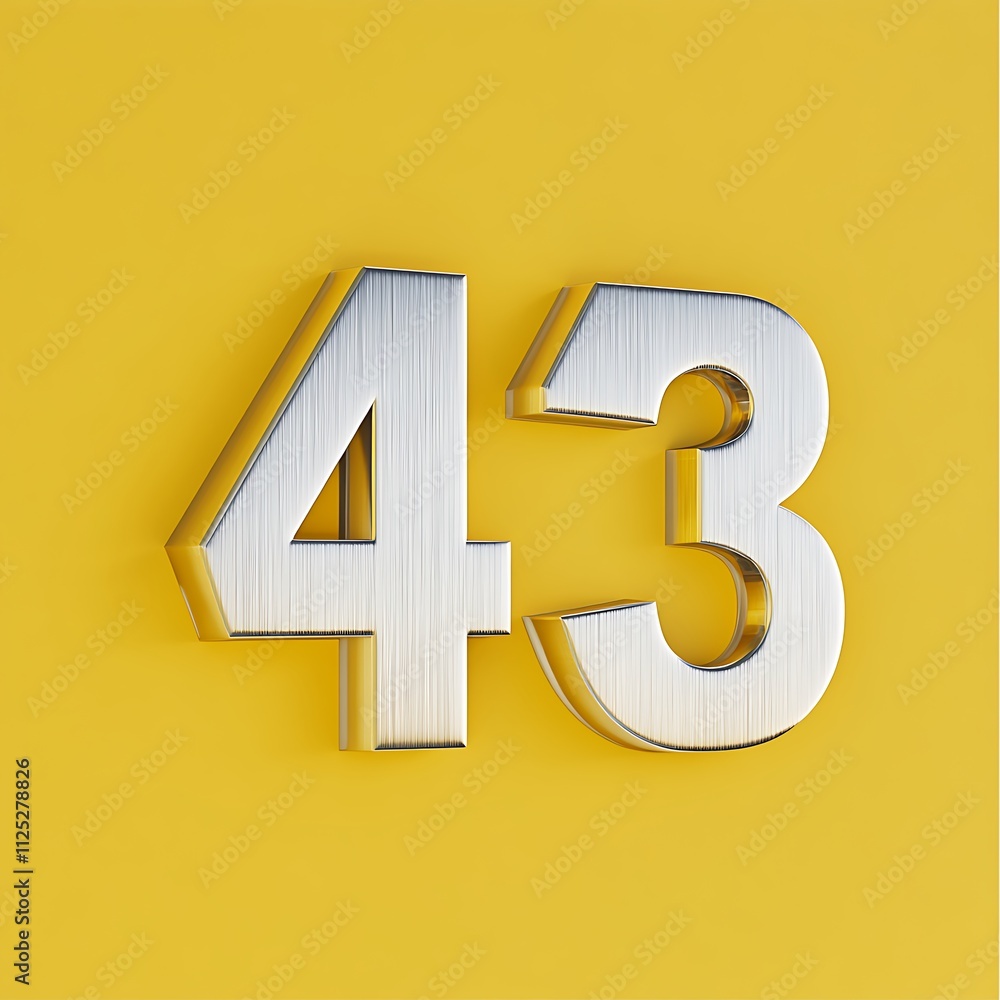 Fototapeta premium The number 