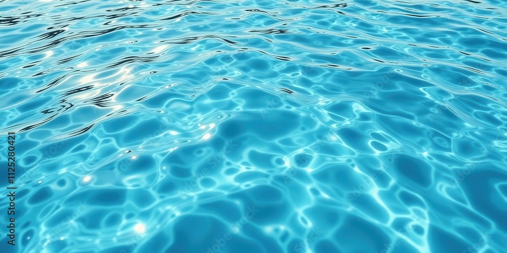 Obraz premium Abstract background of mesmerizing water ripples reflecting sunlight, movement, water ripples, natural beauty