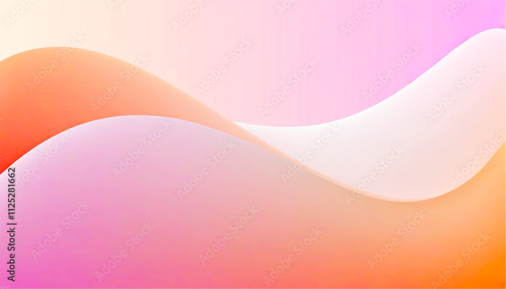 Soft waves of pastel colors create a dreamy abstract background for inspiration