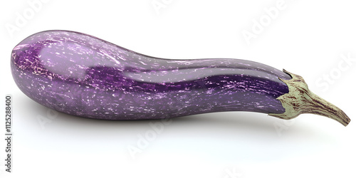 Wallpaper Mural Fresh Eggplant with Vibrant Purple Skin Isolated Torontodigital.ca