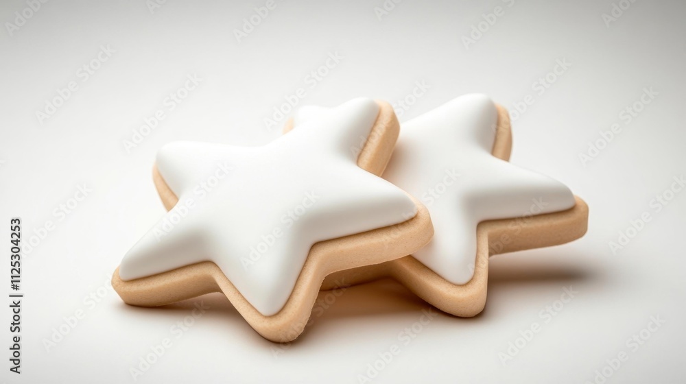 Christmas cookie cutters isolated on white background. Generative AI Christmas cookie cutters isolated on white background. Generative AI
