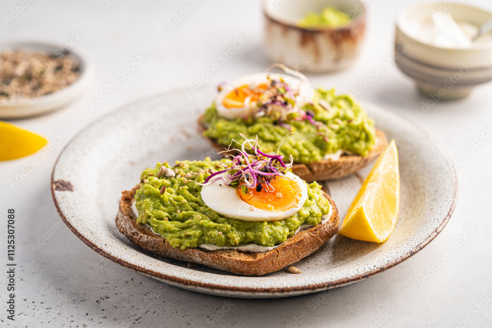 Toast with avocado Toast with avocado