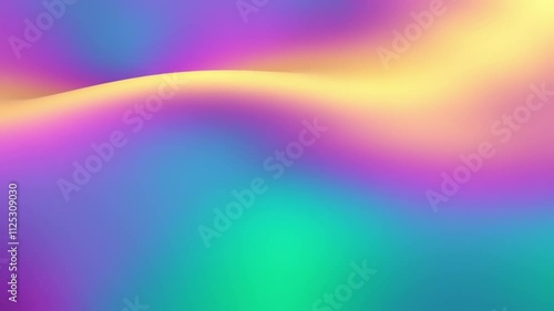 Abstract colorful gradient background. Animated fluid organic multicolor art wave shape. Seamless motion animation loop. Close up. 4K. ProRes 422 HQ.