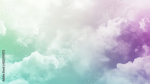 Pastel Cloudscape Dreamy Sky Colors