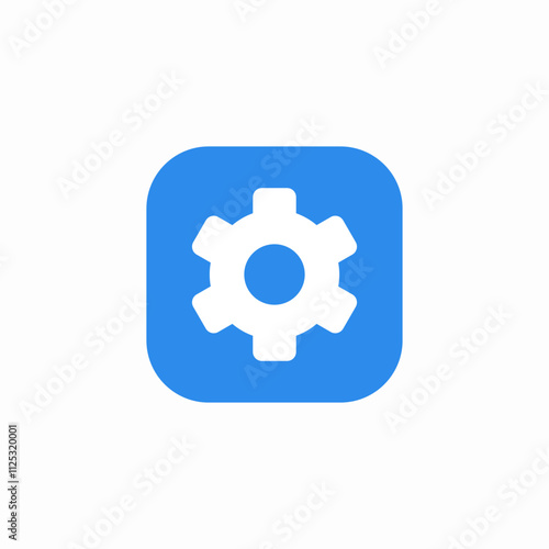 settings configuration icon sign vector