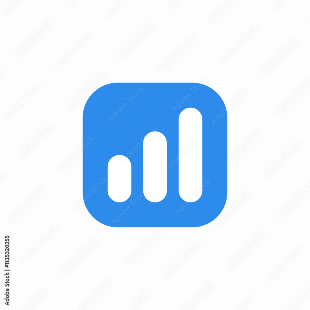 statistics chart icon sign vector statistics chart icon sign vector