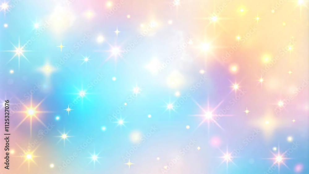 Glittering Gradient Background with Hologram Effect & Magic Lights Holographic Fantasy Backdrop with Fairy Sparkles, Gold Stars & Festive Blurs for Dreamy Design Projects Glittering Gradient Background with Hologram Effect & Magic Lights Holographic Fantasy Backdrop with Fairy Sparkles, Gold Stars & Festive Blurs for Dreamy Design Projects