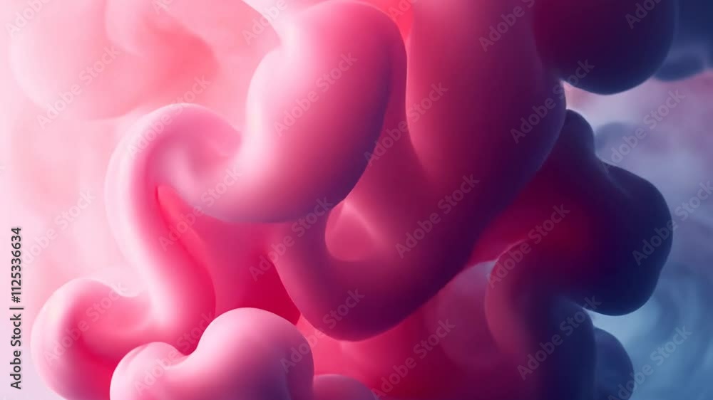 Abstract pink and purple smoke swirls, ethereal flow. Creativity and imagination concept Abstract pink and purple smoke swirls, ethereal flow. Creativity and imagination concept