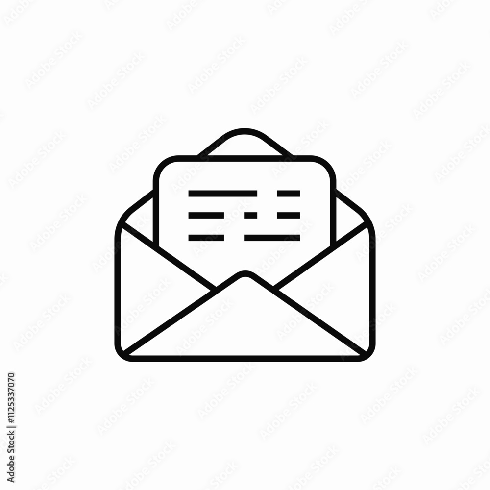 mail letter icon sign vector mail letter icon sign vector