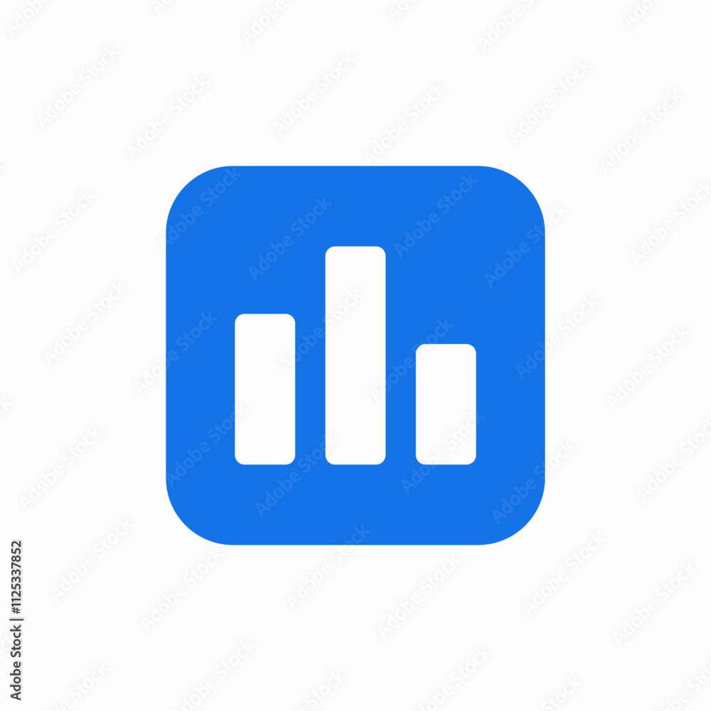 statistics chart icon sign vector statistics chart icon sign vector