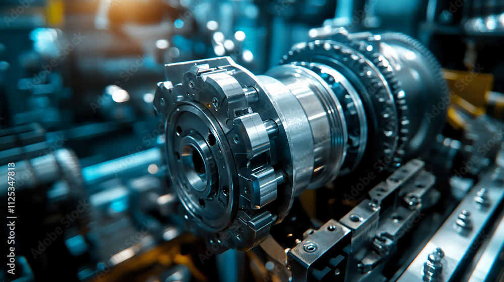 Fototapeta premium Leveraging IIoT sensors and machine learning algorithms for predictive maintenance to minimize costly breakdowns