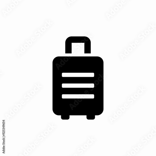luggage baggage icon sign vector
