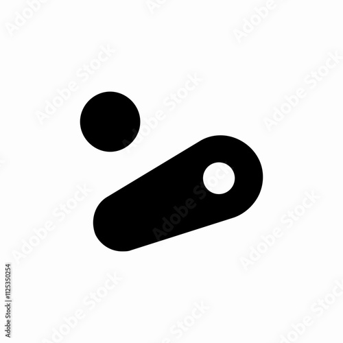 pinball fun icon sign vector