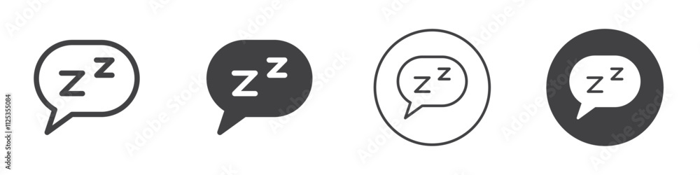 Speech bubble icon Simple outline vector logo Speech bubble icon Simple outline vector logo