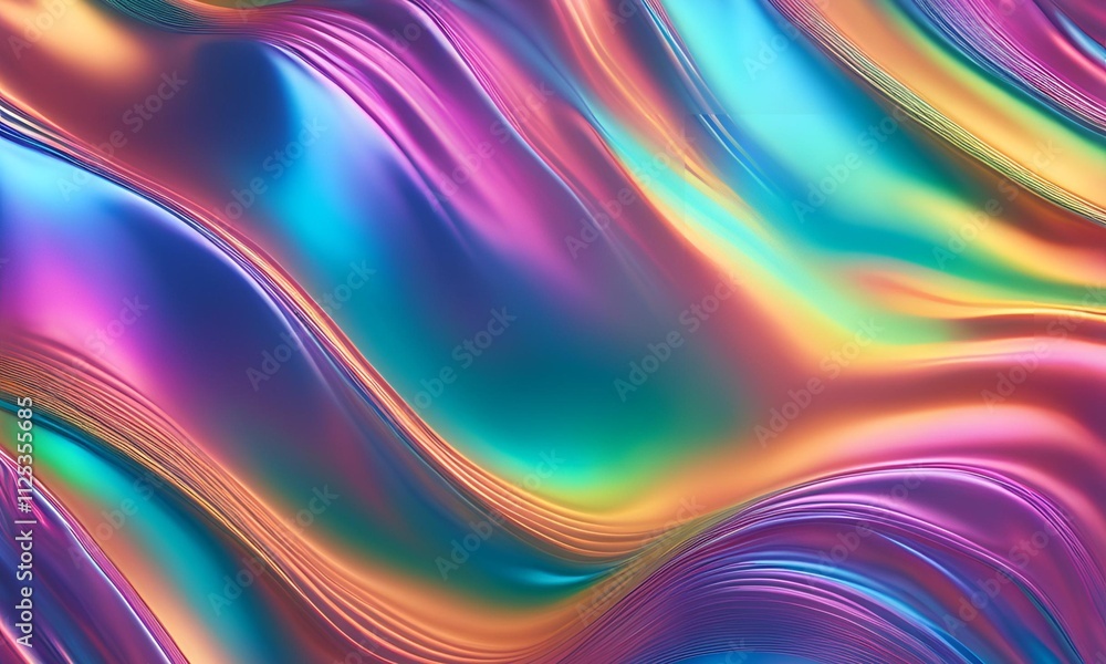 Holographic rainbow foil iridescent texture abstract hologram background Holographic rainbow foil iridescent texture abstract hologram background
