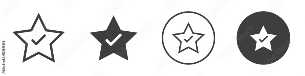 Verified Review icon Simple outline vector logo Verified Review icon Simple outline vector logo