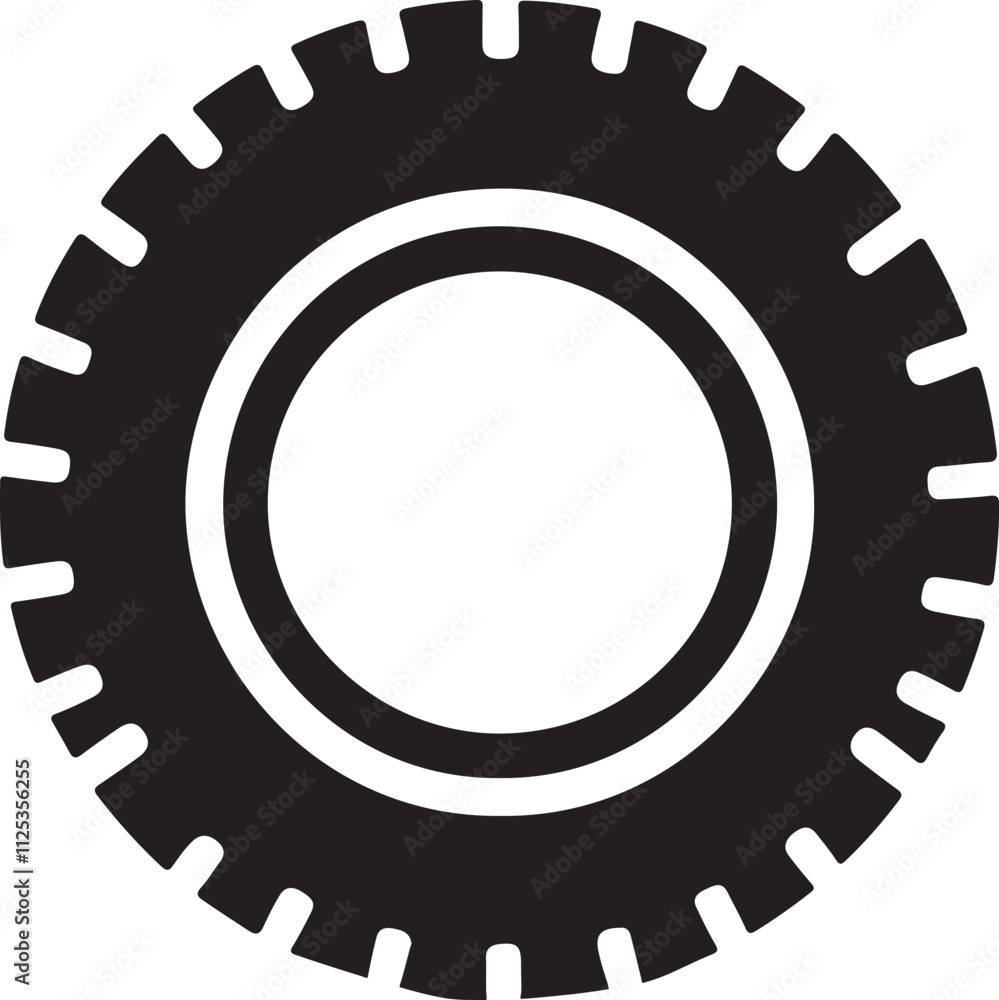 Tire Silhouette Vector Icon Design Download Tire Silhouette Vector Icon Design Download